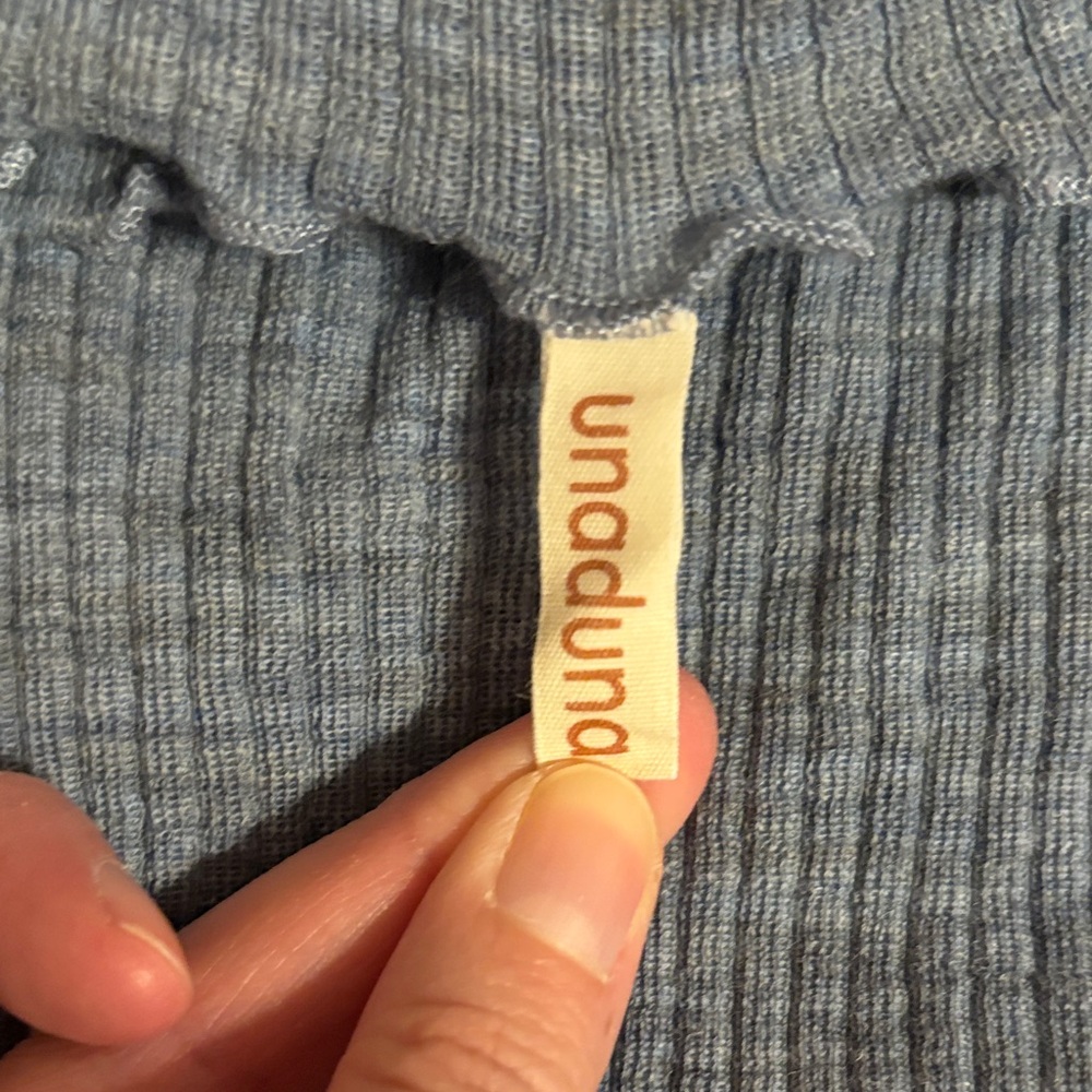 Unaduna -Kate long sleeve turtleneck rib - color nila - Picture 3 of 9